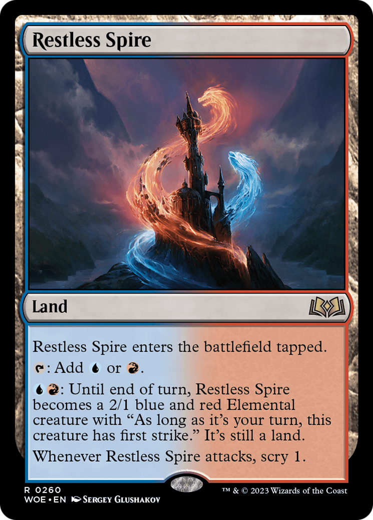 Restless Spire (WOE-260) (Foil)