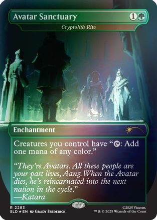 Avatar Sanctuary - Cryptolith Rite (Rainbow Foil) (SLD-2293)