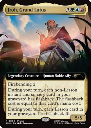 Iroh, Grand Lotus (Extended Art) (UMP-002) (Foil)