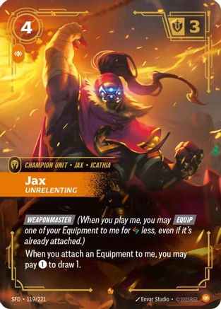 Jax - Unrelenting (SFD-119) (Foil)