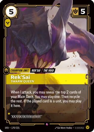 Rek'Sai - Swarm Queen (SFD-170) (Foil)