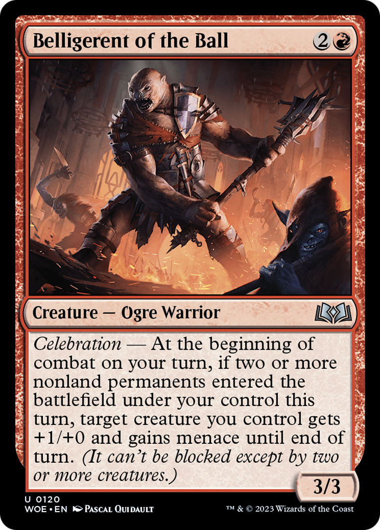 Belligerent of the Ball (WOE-120) (Foil)