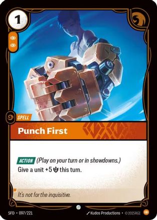 Punch First (SFD-097) (Foil)