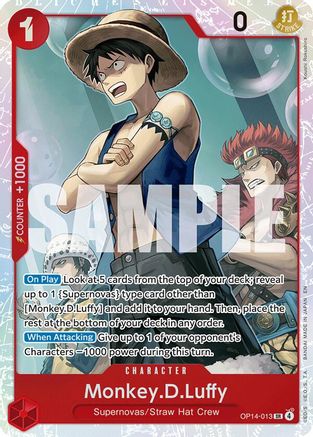 Monkey.D.Luffy (OP14-013) (Foil)