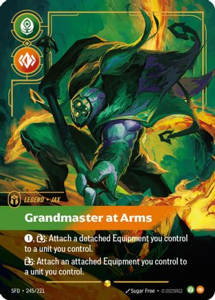 Jax - Grandmaster At Arms (Overnumbered) (SFD-245) (Foil)