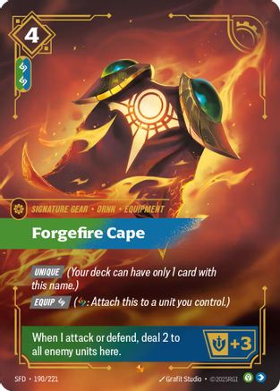 Forgefire Cape (SFD-190) (Foil)