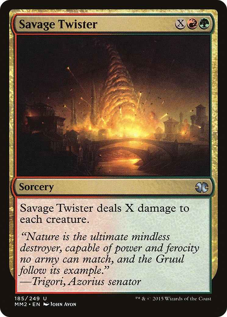 Savage Twister (MM2-185) (Foil)