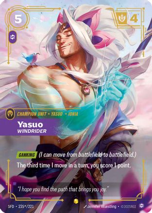 Yasuo - Windrider (Signature) (SFD-235*) (Foil)