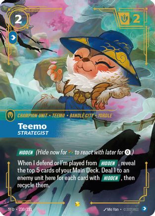 Teemo - Strategist (Overnumbered) (SFD-230) (Foil)