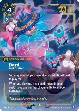 Bard - Mercurial (Overnumbered) (SFD-228) (Foil)