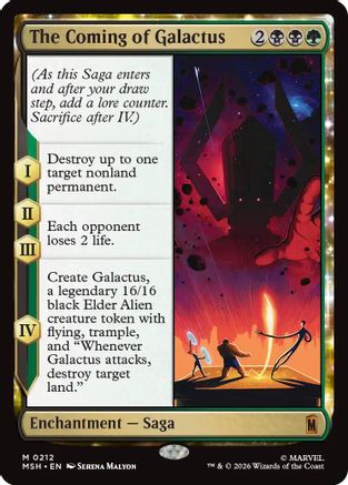 The Coming of Galactus (MSH-212) (Foil)