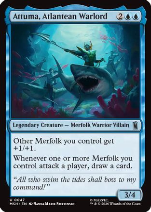 Attuma, Atlantean Warlord (MSH-047) (Foil)