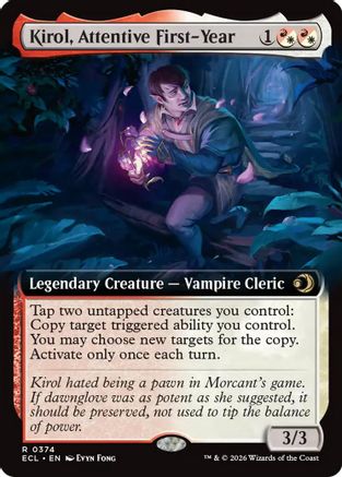 Kirol, Attentive First-Year (Extended Art) (ECL-374) (Foil)