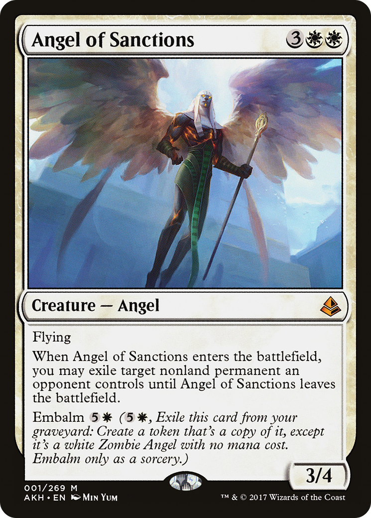 Angel of Sanctions (AKH-001) (Foil)