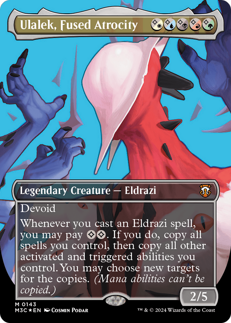 Ulalek, Fused Atrocity (M3C-143) (Borderless) (Foil)
