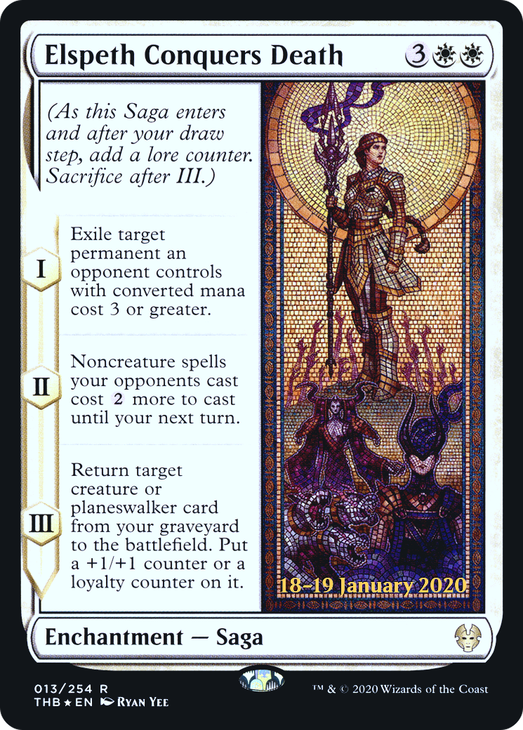 Elspeth Conquers Death (PRE-13S) (Foil)