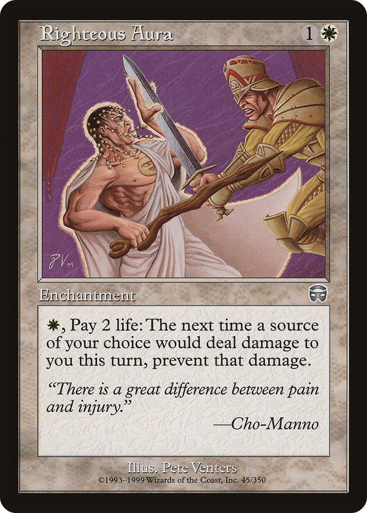 Righteous Aura (MMQ-045) (Foil)