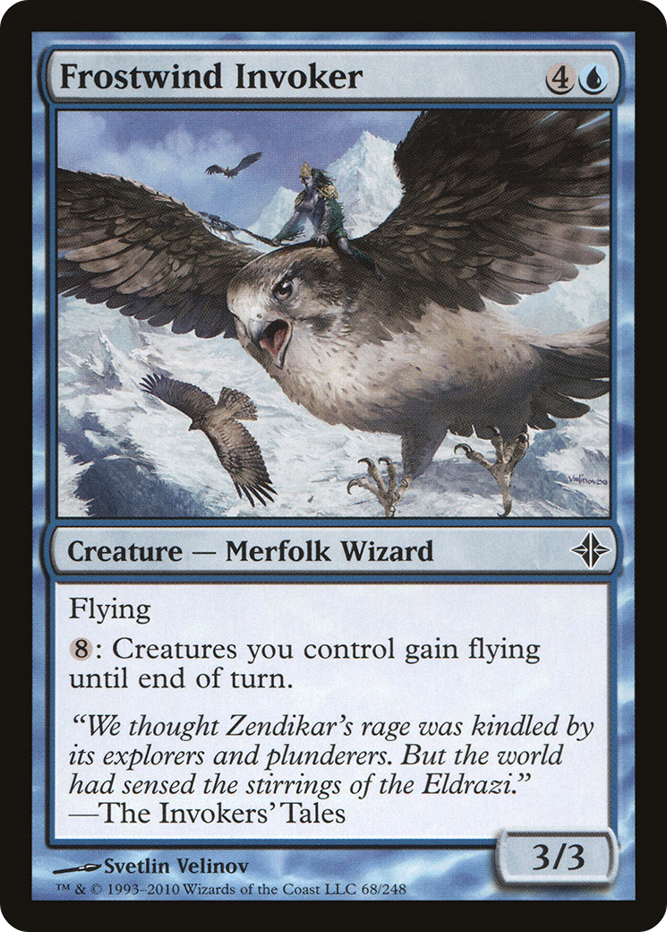Frostwind Invoker (ROE-068) (Foil)