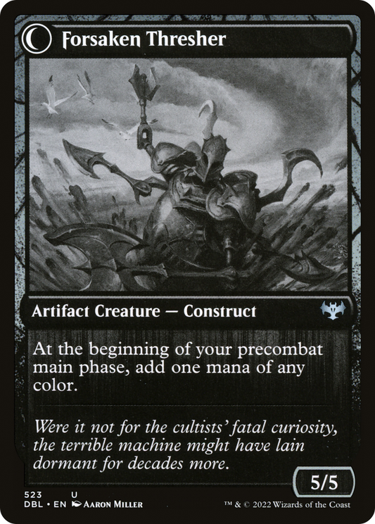 Foreboding Statue // Forsaken Thresher (DBL-523) (Foil)