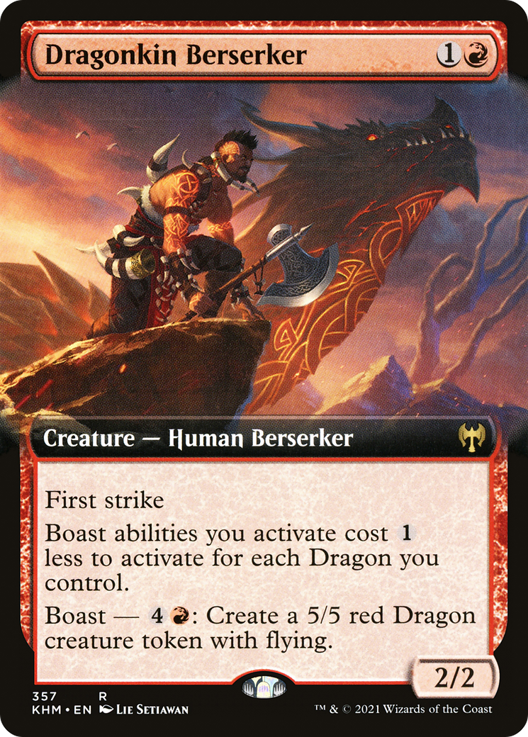 Dragonkin Berserker (KHM-357) (Extended Art) (Foil)