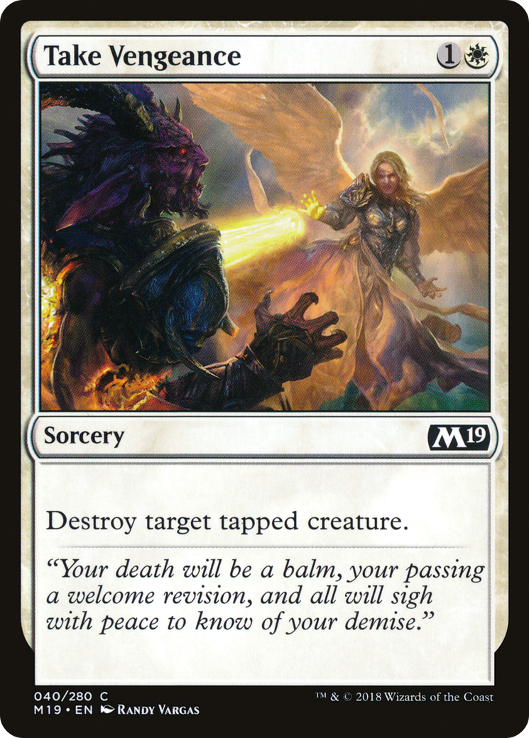 Take Vengeance (M19-040) (Foil)