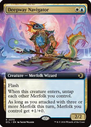 Deepway Navigator (Extended Art) (ECL-370) (Foil)
