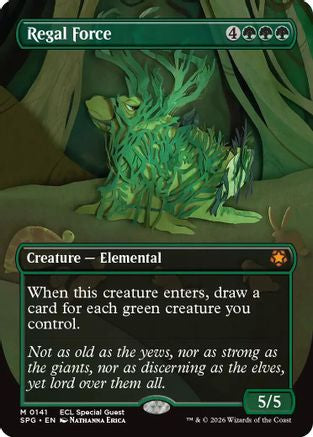 Regal Force (Borderless) (SPG-141) (Foil)