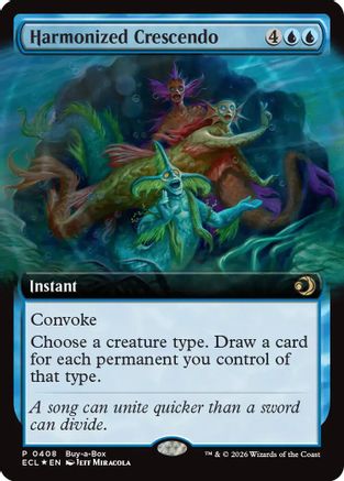 Harmonized Crescendo (Extended Art) (ECL-408) (Foil)