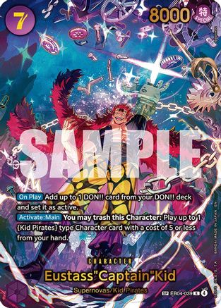 Eustass"Captain"Kid - EB04-039 (SP) (EB04-039) (Foil)