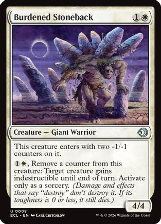 Burdened Stoneback (ECL-008) (Foil)