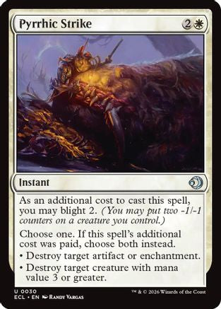 Pyrrhic Strike (ECL-030) (Foil)