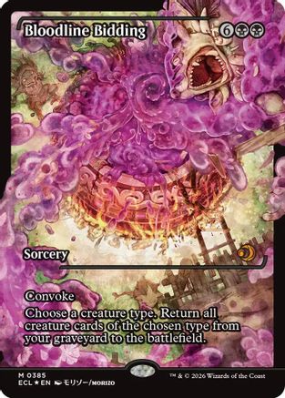 Bloodline Bidding (Showcase) (ECL-385) (Foil)