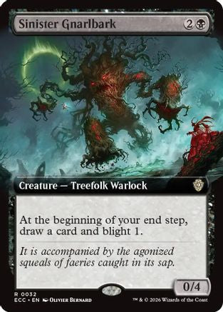 Sinister Gnarlbark (Extended Art) (ECC-032)