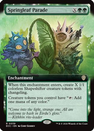Springleaf Parade (Extended Art) (ECC-039) (Foil)