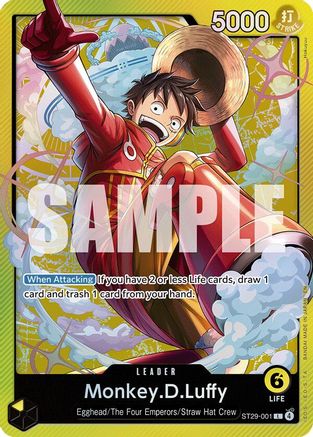 Monkey.D.Luffy (001) (ST29-001) (Foil)