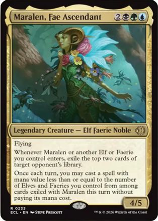 Maralen, Fae Ascendant (ECL-233) (Foil)