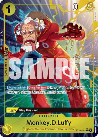 Monkey.D.Luffy (012) (Full Art) (ST29-012) (Foil)