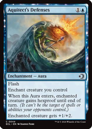 Aquitect's Defenses (ECL-044) (Foil)