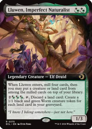 Lluwen, Imperfect Naturalist (Extended Art) (ECL-375)