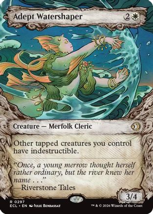 Adept Watershaper (Showcase) (ECL-297) (Foil)