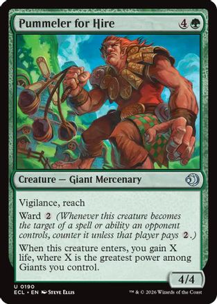 Pummeler for Hire (ECL-190) (Foil)