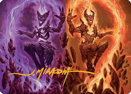 Fire Covenant Art Card (Gold-Stamped Signature) (ASECL-052)
