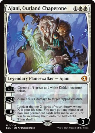 Ajani, Outland Chaperone (PPECL-004) (Foil)