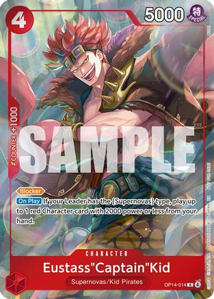 Eustass"Captain"Kid - OP14-014 (Dash Pack) (OP14-014) (Foil)