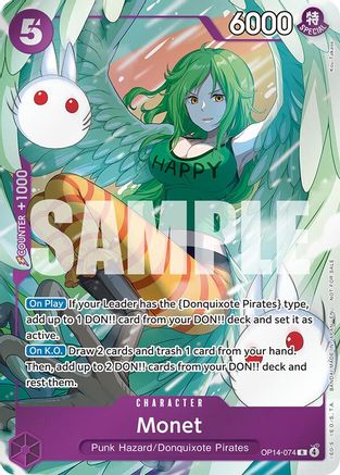 Monet (Dash Pack) (OP14-074) (Foil)