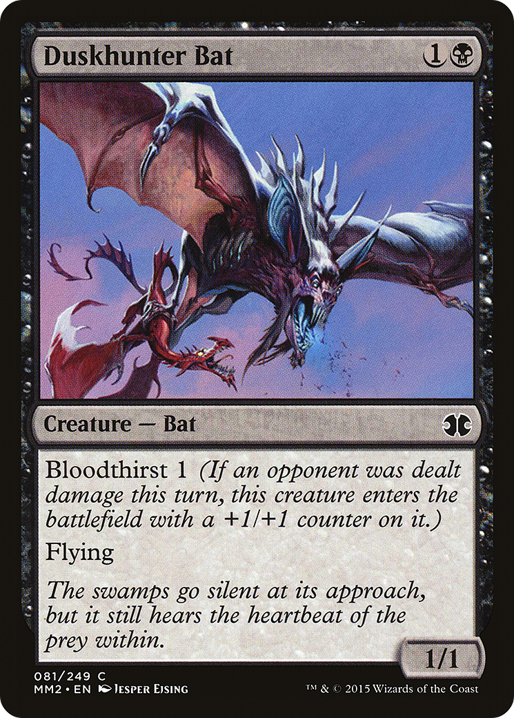 Duskhunter Bat (MM2-081) (Foil)