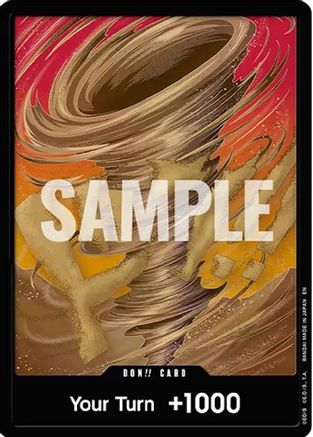 DON!! Card (Crocodile) (Double Pack Set Vol. 9) (OP14) (Foil)