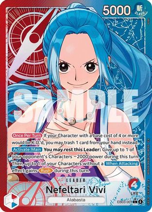 Nefeltari Vivi - 001 (Alternate Art) (EB03-001) (Foil)