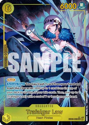 Trafalgar Law (Alternate Art) (EB03-062) (Foil)