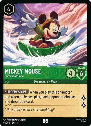 Mickey Mouse - Snowboard Ace (11-091)